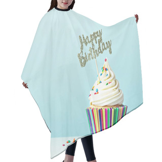 Personality  Happy Birthday Cupcake Hair Cutting Cape