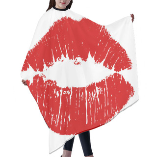 Personality  Kiss Lips Hair Cutting Cape