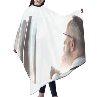 Personality  Senior Male Doctor Hair Cutting Cape