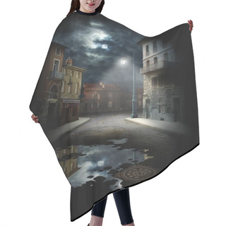 Personality  Night Street Hair Cutting Cape
