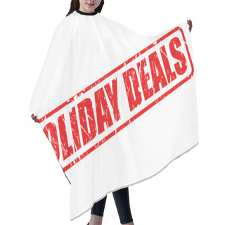 Personality  HOLIDAY DEALS Red Stamp Text Hair Cutting Cape