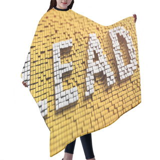 Personality  Pixelated LEAD Hair Cutting Cape