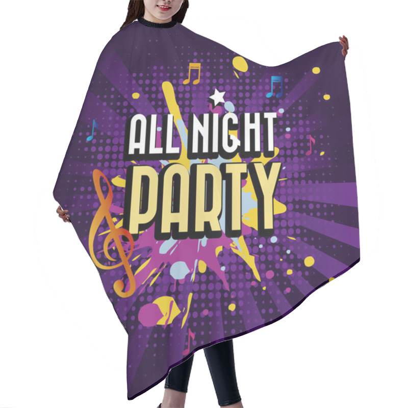 Personality  All Night Party Hair Cutting Cape
