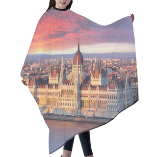 Personality  Budapest Parliament At Dramatic Sunrise Hair Cutting Cape