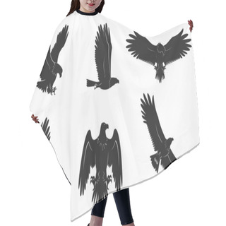 Personality  Eagle Vector Hair Cutting Cape