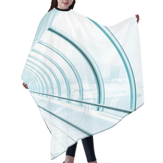 Personality  Transparent Hallway Hair Cutting Cape