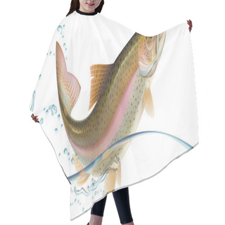 Personality  Jumping Trout Hair Cutting Cape
