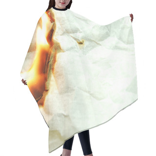 Personality  Burning Paper Hair Cutting Cape