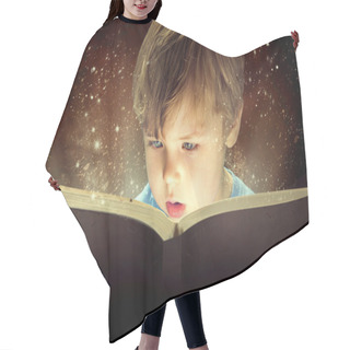 Personality  Little Boy And The Magic Book Hair Cutting Cape