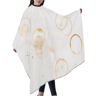 Personality  Coffee Stains Background Hair Cutting Cape