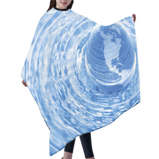 Personality  Earth In Water Hair Cutting Cape
