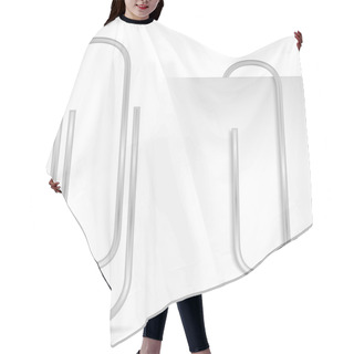 Personality  Paper Clip Hair Cutting Cape