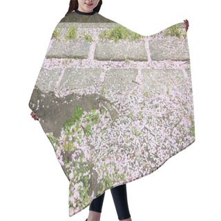 Personality  Fallen Cherry Blossoms Hair Cutting Cape