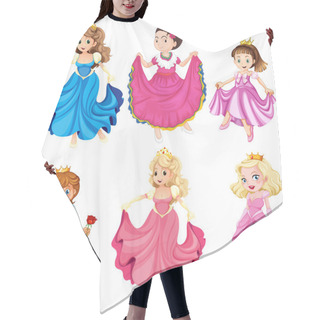 Personality  Princesses And Queens Hair Cutting Cape