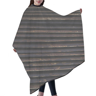 Personality  Rusty Grid Texture Hair Cutting Cape