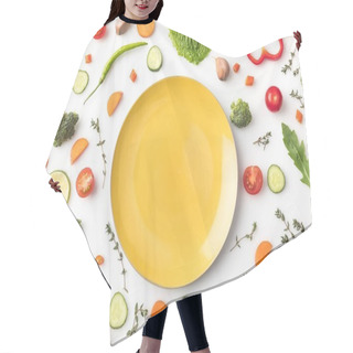Personality  Yellow Plate  Hair Cutting Cape