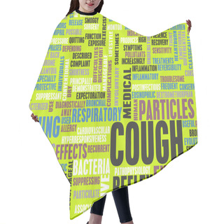 Personality  Coughing Concept Hair Cutting Cape