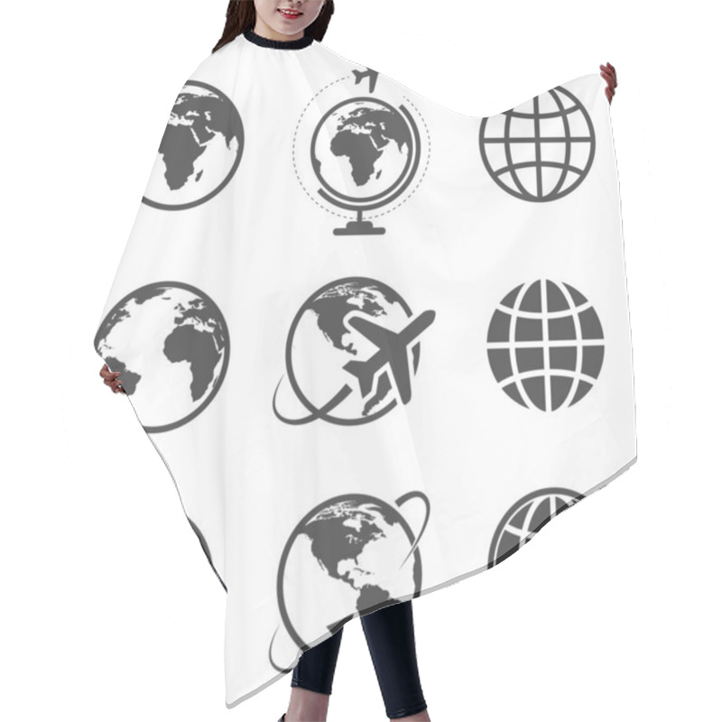 Personality  Planet hair cutting cape