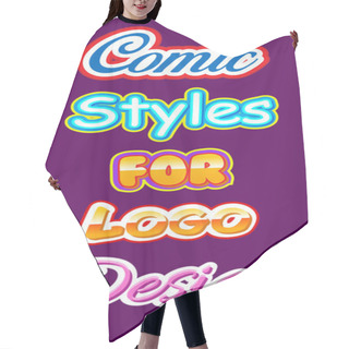 Personality  Logo Styles. Hair Cutting Cape