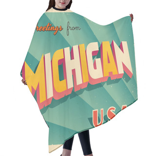 Personality  Touristic Greeting Card Hair Cutting Cape
