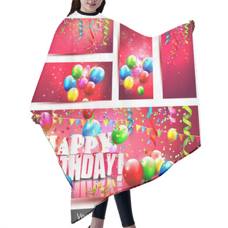 Personality  Big Set - Birthday Banners Hair Cutting Cape