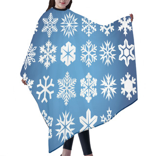 Personality  Snowflakes Background Hair Cutting Cape
