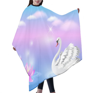 Personality  Swan And Lily Hair Cutting Cape