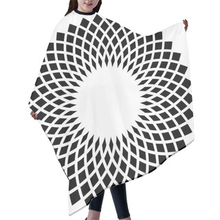 Personality  Abstract Circular Shapes Background Hair Cutting Cape