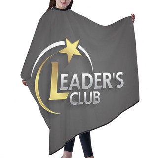 Personality  Graphic Silver And Gold Symbol  Leaders With Star Shape Hair Cutting Cape