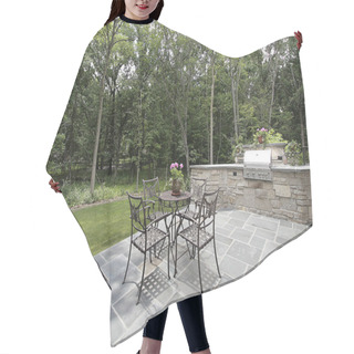 Personality  Bluestone Patio And Stone Grill Hair Cutting Cape