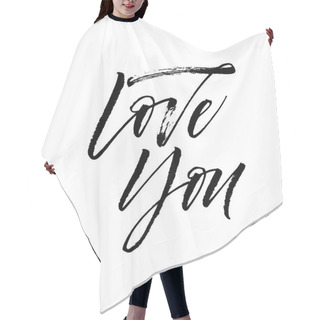 Personality  Love You Postcard. Hair Cutting Cape