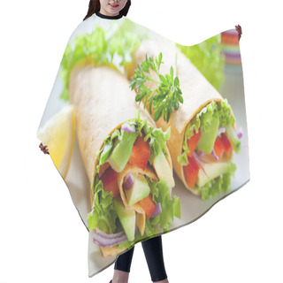 Personality  Tortilla Wraps Hair Cutting Cape