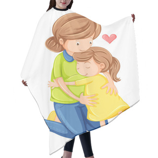 Personality  A Love Of A Mother And A Daughter Hair Cutting Cape
