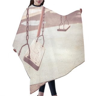 Personality  Broken Chain Swing Hair Cutting Cape