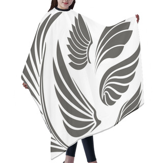 Personality  Set Of Five Wings Hair Cutting Cape