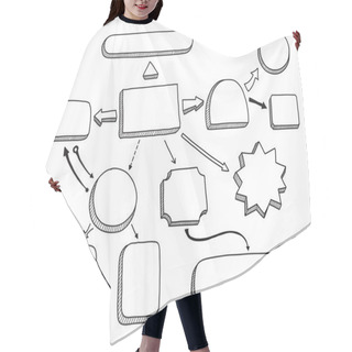 Personality  Flowchart Vector Illustration Hair Cutting Cape