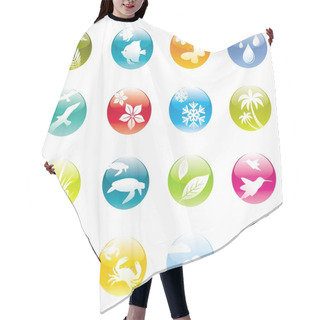 Personality  Nature & Eco Iconset Hair Cutting Cape