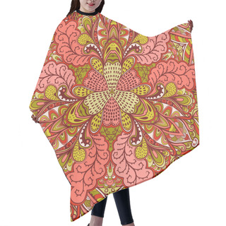 Personality  Ornamental Lace Pattern Hair Cutting Cape