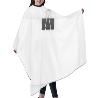 Personality  Isolated Blank Note With Clip   Hair Cutting Cape