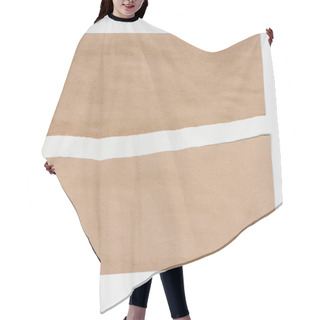Personality  Ripped Paper Sheet Hair Cutting Cape