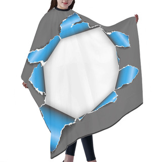 Personality  Hole In The Sheet Of Paper Hair Cutting Cape