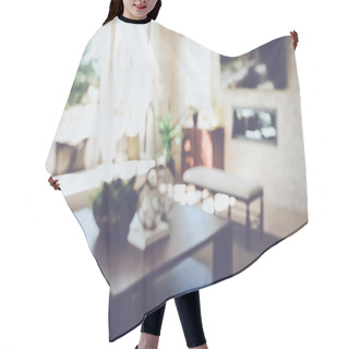 Personality  Blurred Living Room Hair Cutting Cape