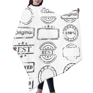 Personality  Stamp Collection Hair Cutting Cape