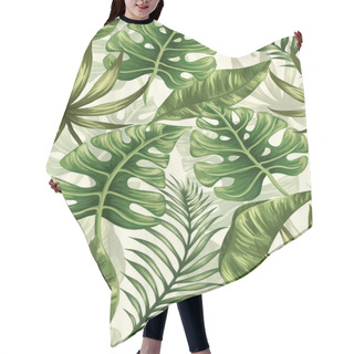 Personality  Tropical Palm Leaves Hair Cutting Cape