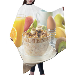 Personality  Healthy Breakfast Hair Cutting Cape
