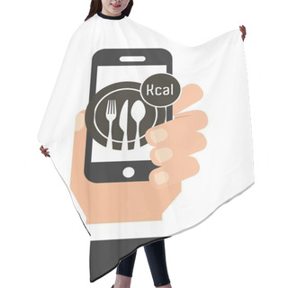 Personality  Calorie Counter App Hair Cutting Cape