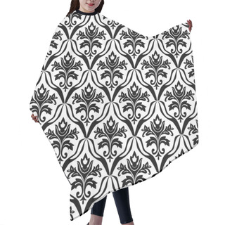Personality  Black And White Seamless Pattern Hair Cutting Cape