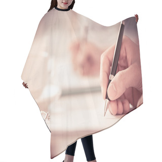 Personality  Hand Writing Hair Cutting Cape
