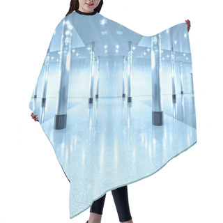 Personality  Symmetric Modern Hall Inside Office Center Hair Cutting Cape