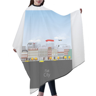 Personality  Flyer Or Cover Design Hair Cutting Cape